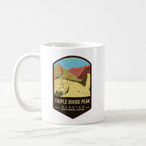 Triple Divide Peak Glacier National Park Coffee Mug