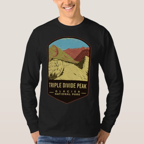Triple Divide Peak Glacier National Park T_Shirt