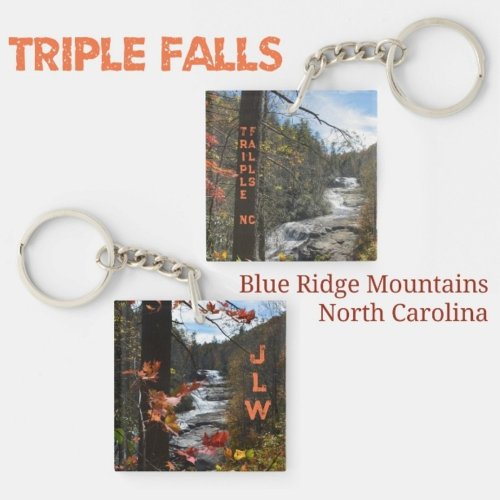 Triple Falls DuPont State Forest NC Photographic Keychain
