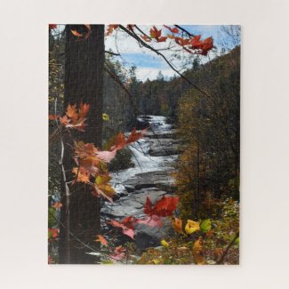 Triple Falls North Carolina Photographic Autumn