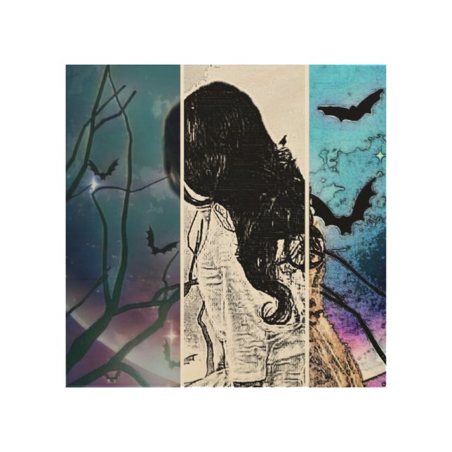 Triple Filter Wood Wall Art (Front)