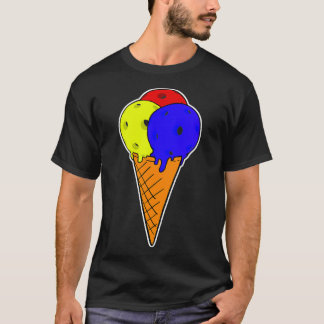 Triple Flavor Pickleball Ice Cream T-Shirt