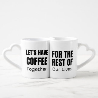 Triple Gifffted Let's Have Coffee Together Coffee  Coffee Mug Set
