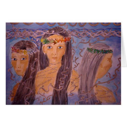 Triple Goddes Cards (Front Horizontal)