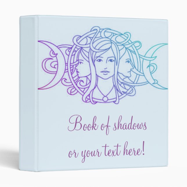 Triple Goddess 3 Ring Binder (Front/Spine)