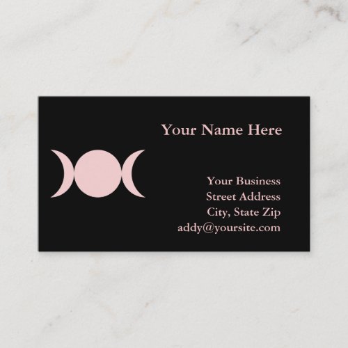 Triple Goddess Business Card Templates