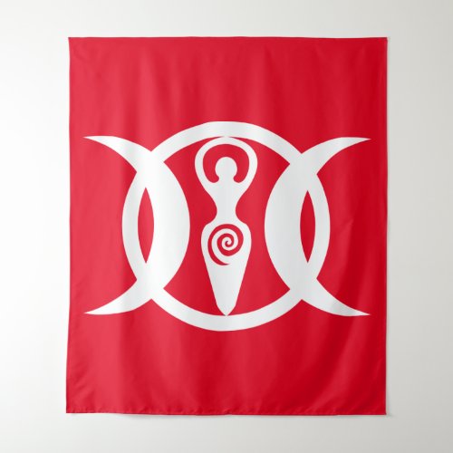 Triple Goddess Fertility Pagan Spiritual Tapestry