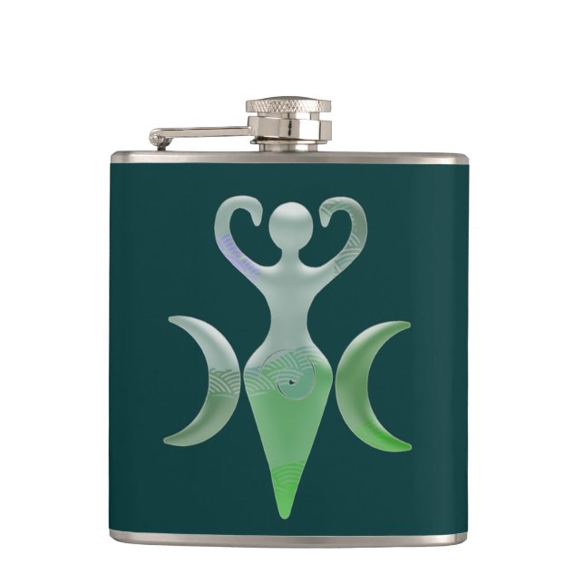 Triple Goddess Flask (Front)