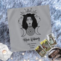Triple Goddess Hecate Black & Grey Wicca Healer