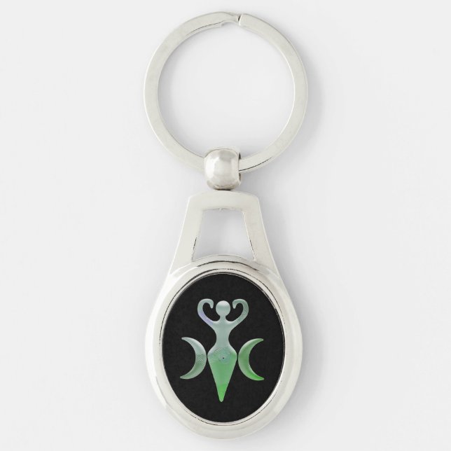 Triple Goddess Keychain (Front)