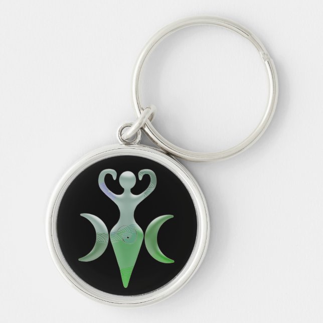 Triple Goddess Keychain (Front)