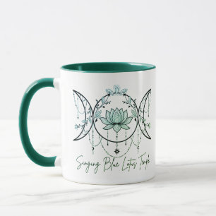Triple Goddess & Lotus Green Mug