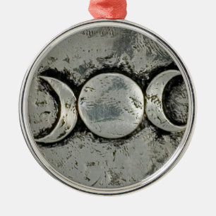 Triple Goddess Metal Ornament