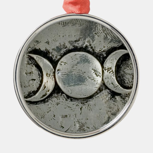 Triple Goddess Metal Ornament (Front)