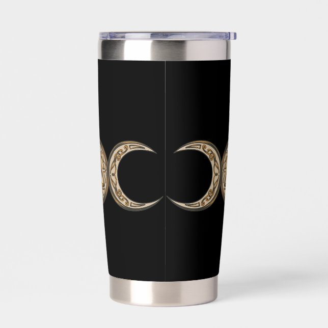 Triple Goddess Moon  Insulated Tumbler (Left)