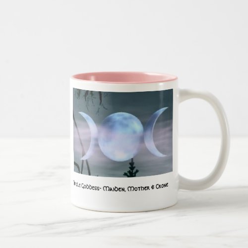 Triple Goddess Moon Two_Tone Coffee Mug