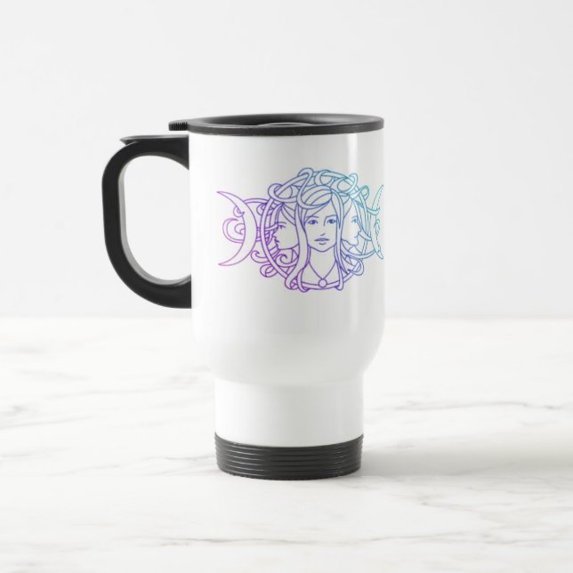 Triple Goddess Travel Mug (Left)