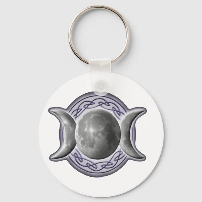 Triple_Goddess w/o Pentagram Keychain (Front)