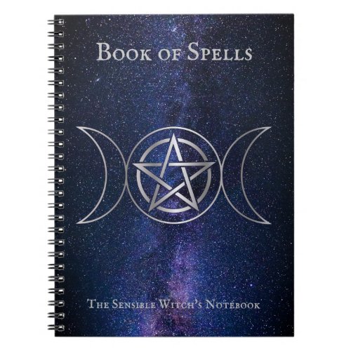 Triple Goddess Witchs Notebook