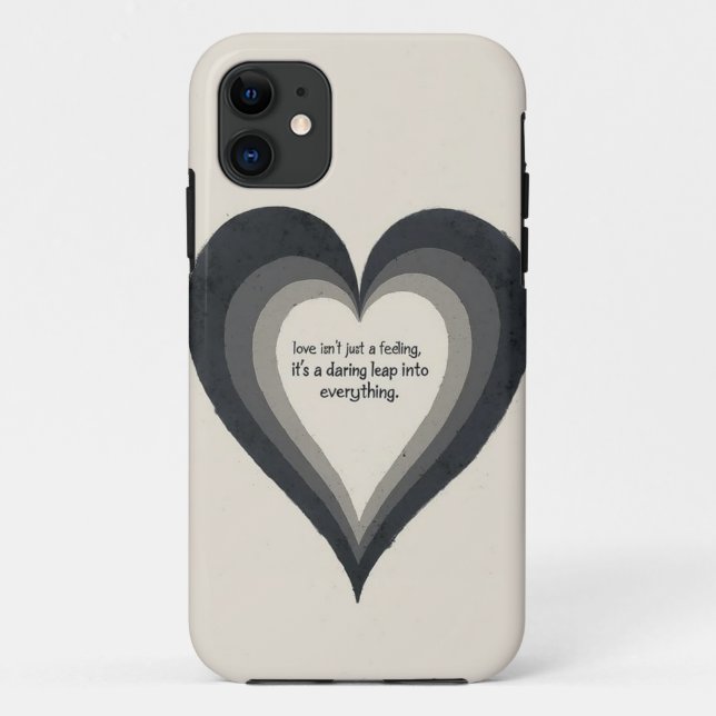 Triple Heart Layers – Bold Love Statement iPhone C Case-Mate iPhone Case (Back)