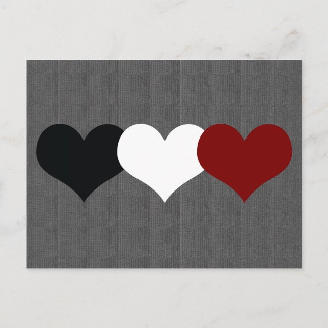 Triple Heart Postcard (Front)