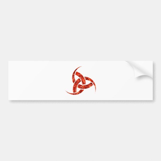Triple Horn of Odin Bumper Sticker (Front)
