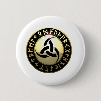 Triple Horn of Odin Pinback Button