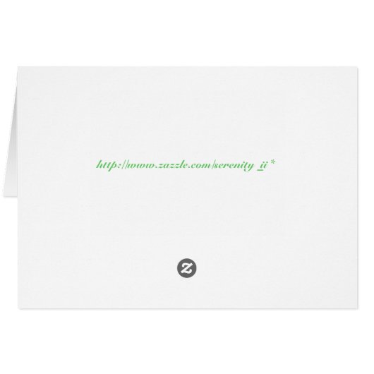 Triple Luck card (Back Horizontal)