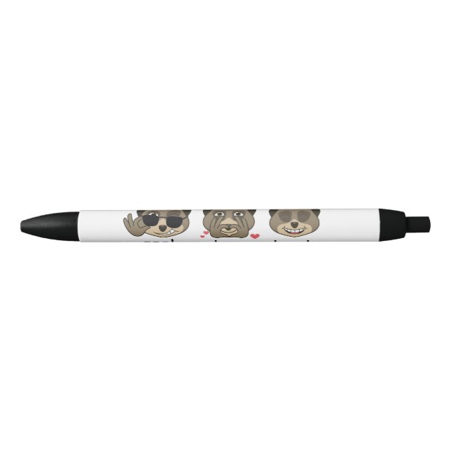 Triple meerkat expression pen (Front)