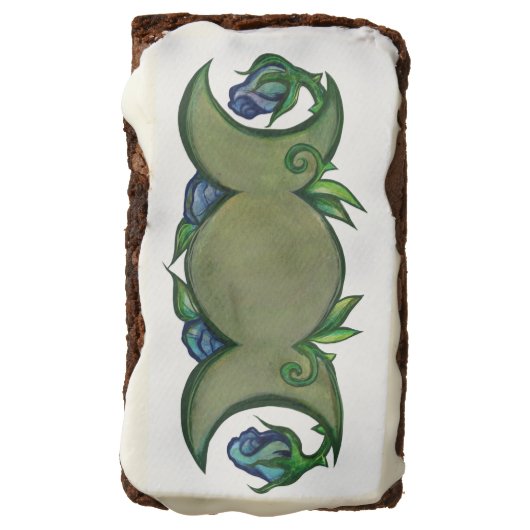 Triple Moon Blue Roses Brownie (Rotated)