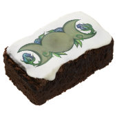 Triple Moon Blue Roses Brownie (Angled)