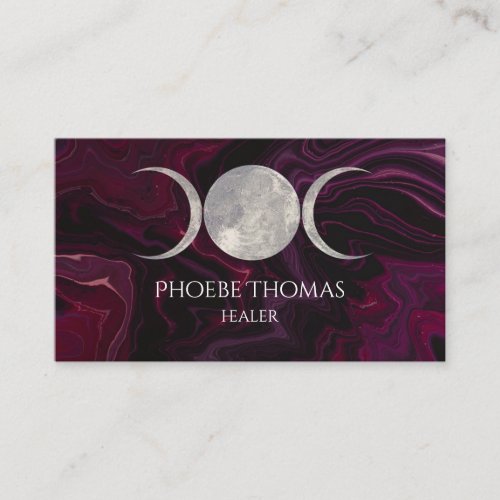 Triple Moon business card