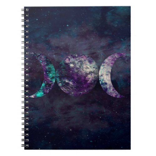 Triple Moon Goddess Luna Universe Dream Journal