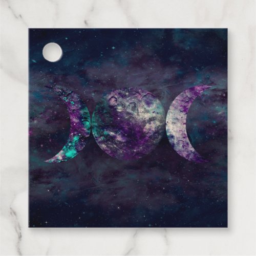 Triple Moon Goddess Luna Universe Party Packaging Favor Tags