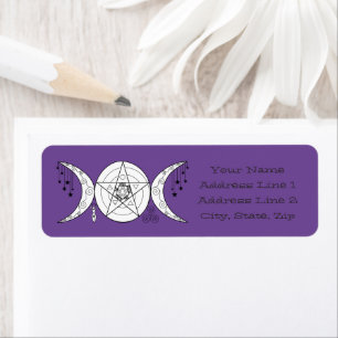 Triple Moon Goddess - Personalize Label
