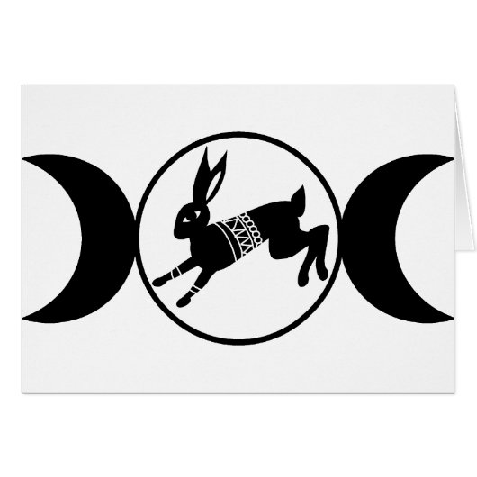 Triple Moon Hare Cards (Front Horizontal)