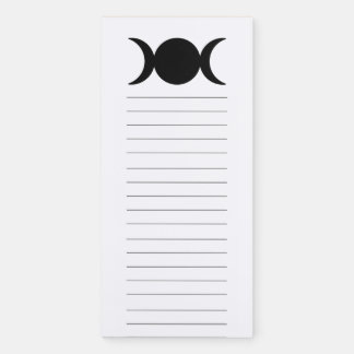 triple moon Magnetic Notepad