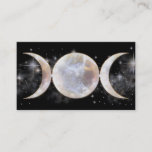 Triple Moon Moonstone Business Card at Zazzle