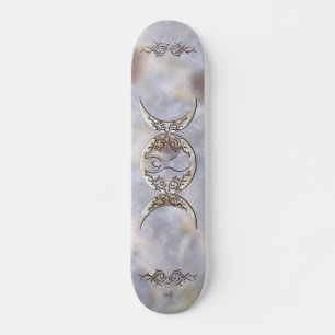 Triple Moon Moonstone Goddess Skateboard Deck