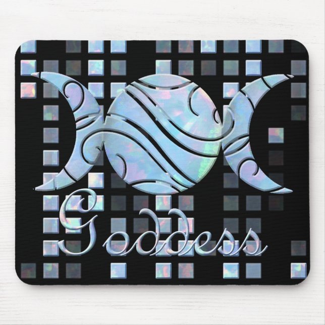 Triple Moon Opal Goddess Mouse Pad (Front)
