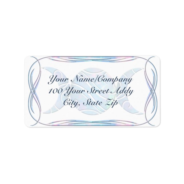 Triple Moon Opal Label (Front)