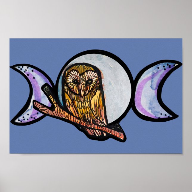 Triple Moon Owl                                    Poster (Front)