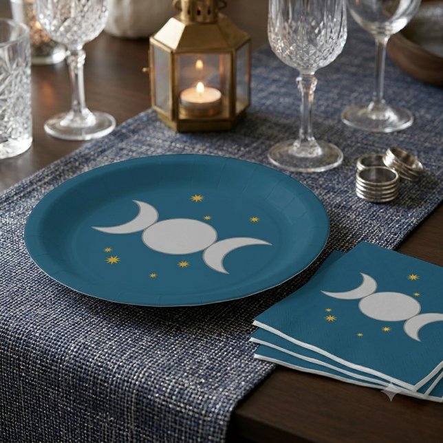 Triple Moon Paper Plates (Creator Uploaded)