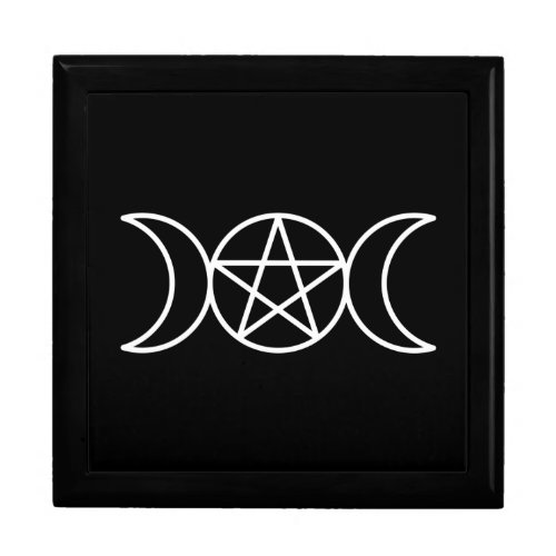 Triple Moon Pentacle Goddess Gift Box