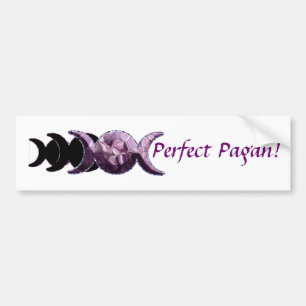 Triple Moon Perfect Pagan! Bumper Sticker