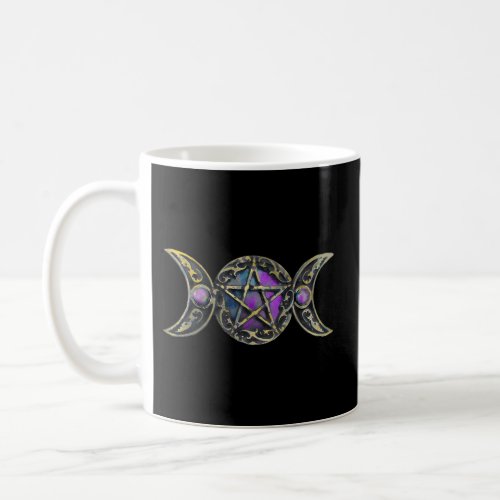Triple Moon Symbol Goddess Coffee Mug