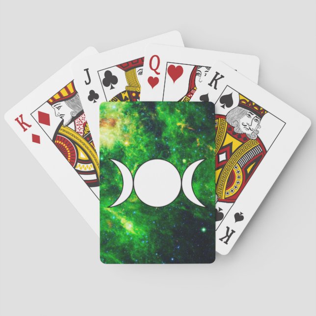 Triple Moon Tarot Poker Cards (Back)