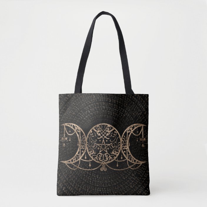 black tote back