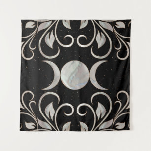 Triple Moon - Triple Goddess - Mother of Pearl Tapestry