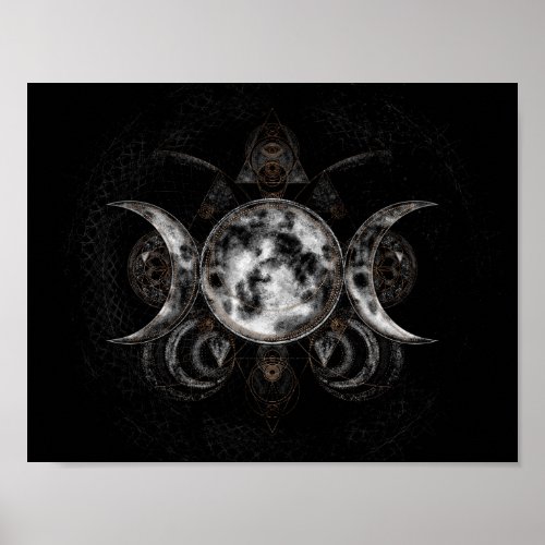 Triple Moon _ Triple Goddess Poster